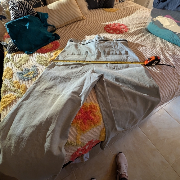 VENUS Light Blue Button Front Flare Jeans With Tie Belt! - Picture 10 of 10